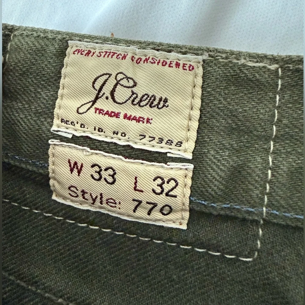 J. Crew Style 770 Jeans